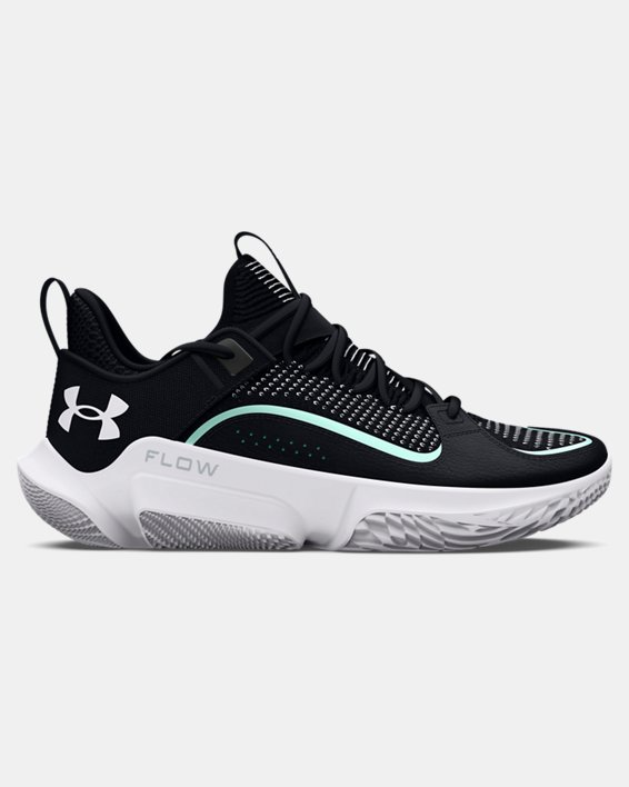Unisex UA Flow FUTR X 3 Basketball Shoes in Black image number 0